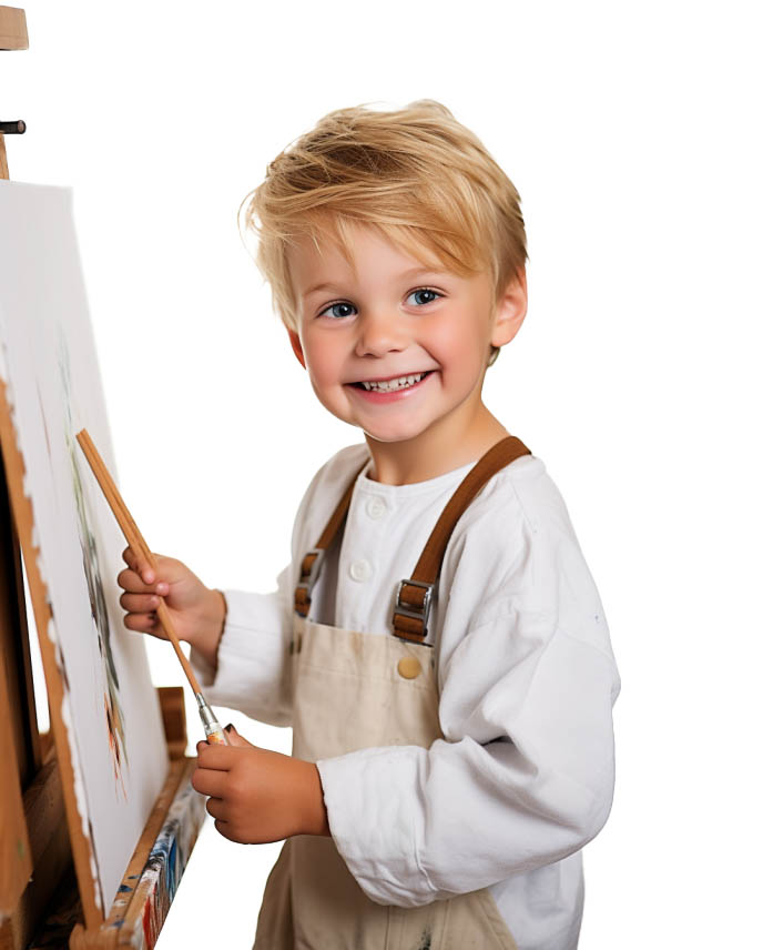 Painting boy Painting boy